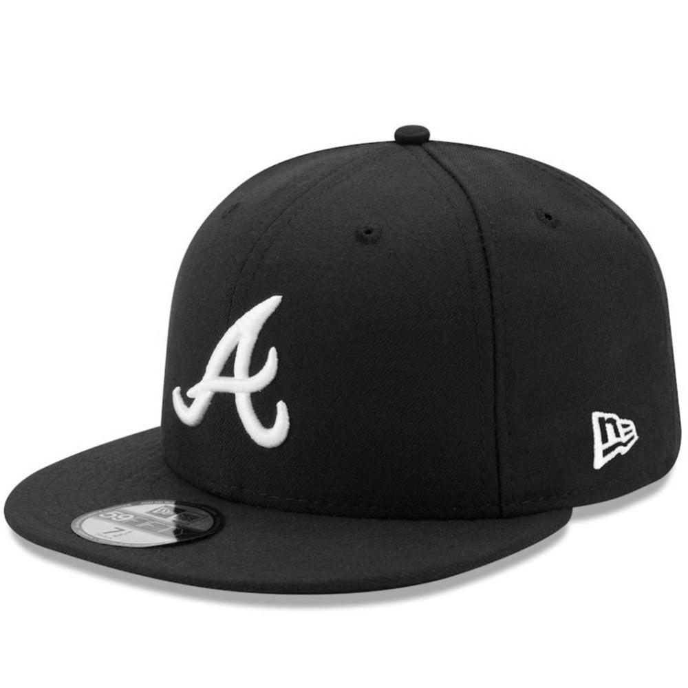 New Era 59Fifty Atlanta Braves Fitted Black